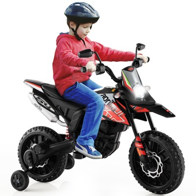 Infans 12V Licensed Aprilia Kids Ride On Motorcycle Electric Dirt Bike w/ Light & Music