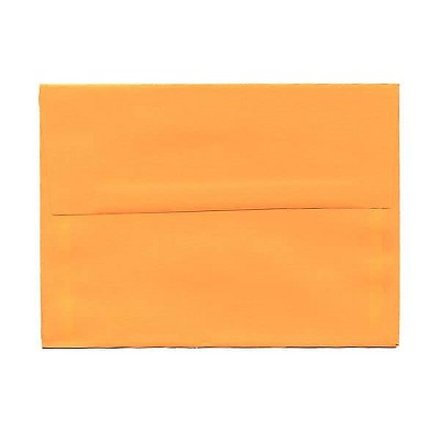 JAM Paper A6 Colored Invitation Envelopes 4.75 x 6.5 Ultra Orange 80344