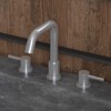 Bathroom Faucet, 8 Inch 3 Hole Faucet for Vanity Sink, Lavatory Basin Faucet with 2 Lever Handles, Pop Up Drain, 360 Degree Swivel Spout - 4 of 4