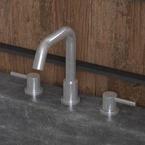 Widespread Bathroom Faucet, 8 Inch 3 Hole Faucet for Bathroom Vanity Sink, Lavatory Basin Faucet with 2 Lever Handles, cUPC Supply Line - 1 of 4