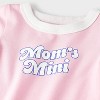 Baby Girls' Mom's Mini Bodysuit - Cat & Jack™ Pink - 3 of 4