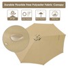 Yescom 13ft XL Heavy Duty Solid Wood Outdoor Patio Umbrella with Base Parasol Wheels Stand for Bistro Market Table Garden Deck Yard Poolside - 4 of 4