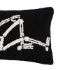 C&F Home 24" x 12" Relaxed Skeleton Hooked Throw Pillow - 3 of 3
