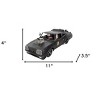 HomeRoots 4" Gray Metal Hand Painted Model Car Tabletop Sculpture - 3 of 4