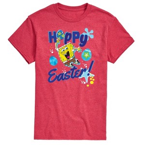 Men's - SpongeBob Squarepants - Hoppy Easter Short Sleeve Graphic T-Shirt - 1 of 4