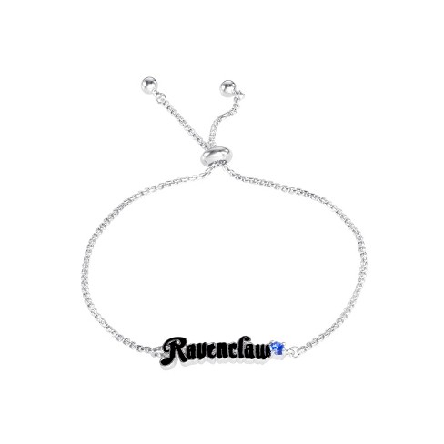 Harry Potter Officially Licensed Ravenclaw House Silver Plated Lariat  Bracelet - 9.5 : Target