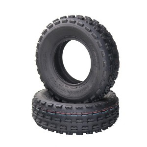 24x8-12 All-Terrain Tires Set of 2, Mud Sand Off - Road Tire 25x10-12 ATV Tires, 12 Rim ATV/UTV Tires, 4/6PR All Mud Trail Tires, Tubeless, 2 Pack - 1 of 4