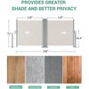 71' x236' Retractable Double Side Awning, 280g Polyester, Waterproof & UV-Resistant Privacy Screen for Patio, Deck, Pool - 4 of 4