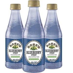 Rose’s Blueberry Syrup 3 Pack 12 OZ Bottle, | Perfect for Cocktails, Beverages, and Mixers - 1 of 1