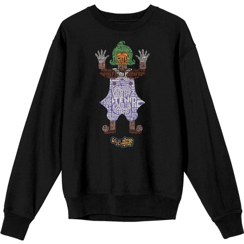 Willy Wonka & The Chocolate Factory Oompa Loompa Men's Black Long ...