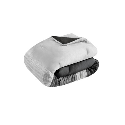 Madison Park Amherst 7 Piece Striped and Pleated Comforter Set