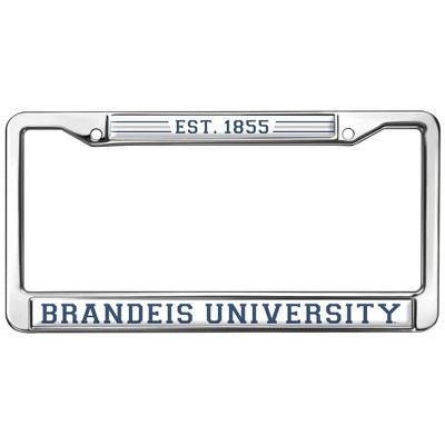 Brandeis University Full Size Standard License Plate Metal Frame