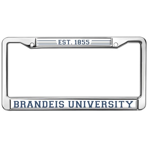 Brandeis University Full Size Standard License Plate Metal Frame - image 1 of 4