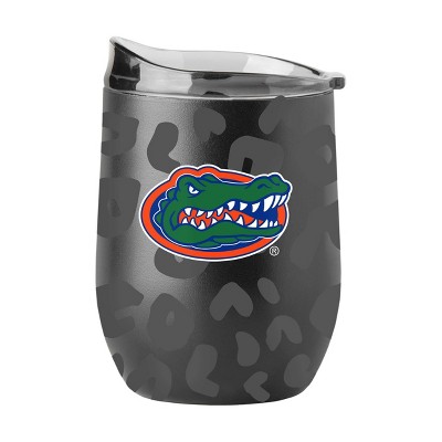 NCAA Florida Gators 16oz Black Leopard Stainless Steel Wine Tumbler