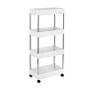 Karl Home 4-Layer Mobile Multi-functional Storage Cart Storage Cabinet - 2 of 4