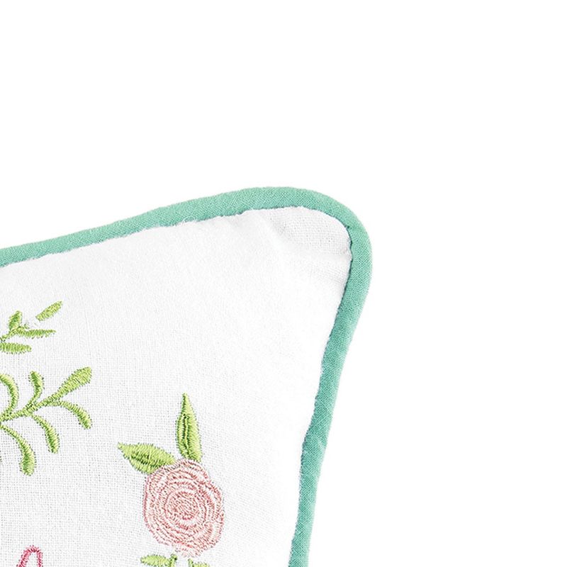 C&F Home It's A Beautiful Day Embroidered Pillow White 10" X 10" Easter Soft Woven Pillow With Filling For Couch Sofa Bed Chair Cotton, 2 of 5