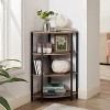 VYNXARIA 4 Tier Freestanding Corner Open Shelf: Ideal for Plant Display, Book Storage in Small Spaces - 2 of 4