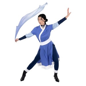 Avatar Women's Katara Halloween Deluxe Costume Dress 6pc - 1 of 1