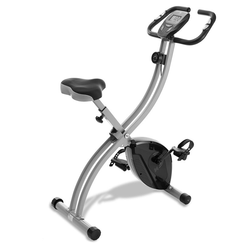 Node Fitness Indoor Cycling Bike - Folding, Upright Stationary Exercise Cycle with Magnetic Resistance, 1 of 8