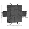 Unique Bargains Waterproof Dots Pattern Pet's Car Seat Cover Black 1 Pc - 4 of 4