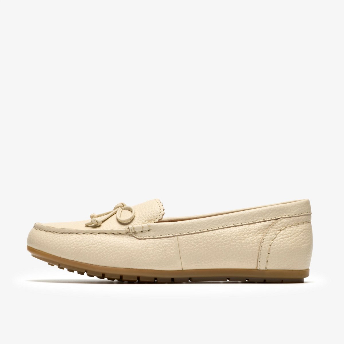 Обувь Clarks Womens Elliotte Sail Cream Leather Shoes 7.5 Medium — фото 5