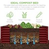 Best Choice Products 6x3x2ft Outdoor Metal Raised Garden Bed, Planter Box for Vegetables, Flowers, Herbs - 3 of 4