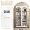 LunaLulinlk Modern 72"H Kitchen Pantry Cabinet, Farmhouse Two-Tone Storage Cabinet with Adjustable Shelves - 4 of 4
