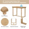 Anybear Farmhouse Counter Height 5 Piece Dining Table Set - 3 of 4