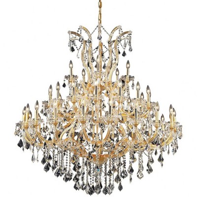 Elegant Lighting Maria Theresa 41 - Light Chandelier in  Gold