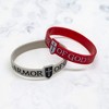 Armor of God Red and Grey One Size Fits Most Silicone Bracelets Set of 6 - 2 of 4