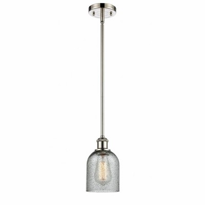 Caledonia - 1 Light Mini Pendant In Industrial Style-10 Inches Tall and 5 Inches Wide