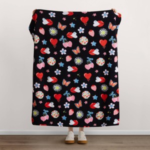 Makers Collective Icon Throw Blanket Black - 1 of 4