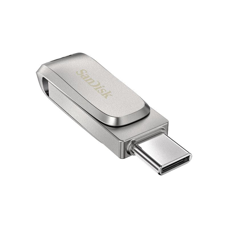 SanDisk Ultra Dual Luxe Dual 128GB USB 3.1 Flash Drive Silver (SDDDC4-128G-A46), 5 of 6