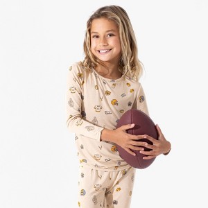 Bellabu Bear Baby Football Bamboo Kids Pajamas - 1 of 4