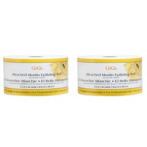 GiGi Bleached Muslin Epilating Roll - 3.5 in x 40 Yards (PACK OF 2) - 1 of 4