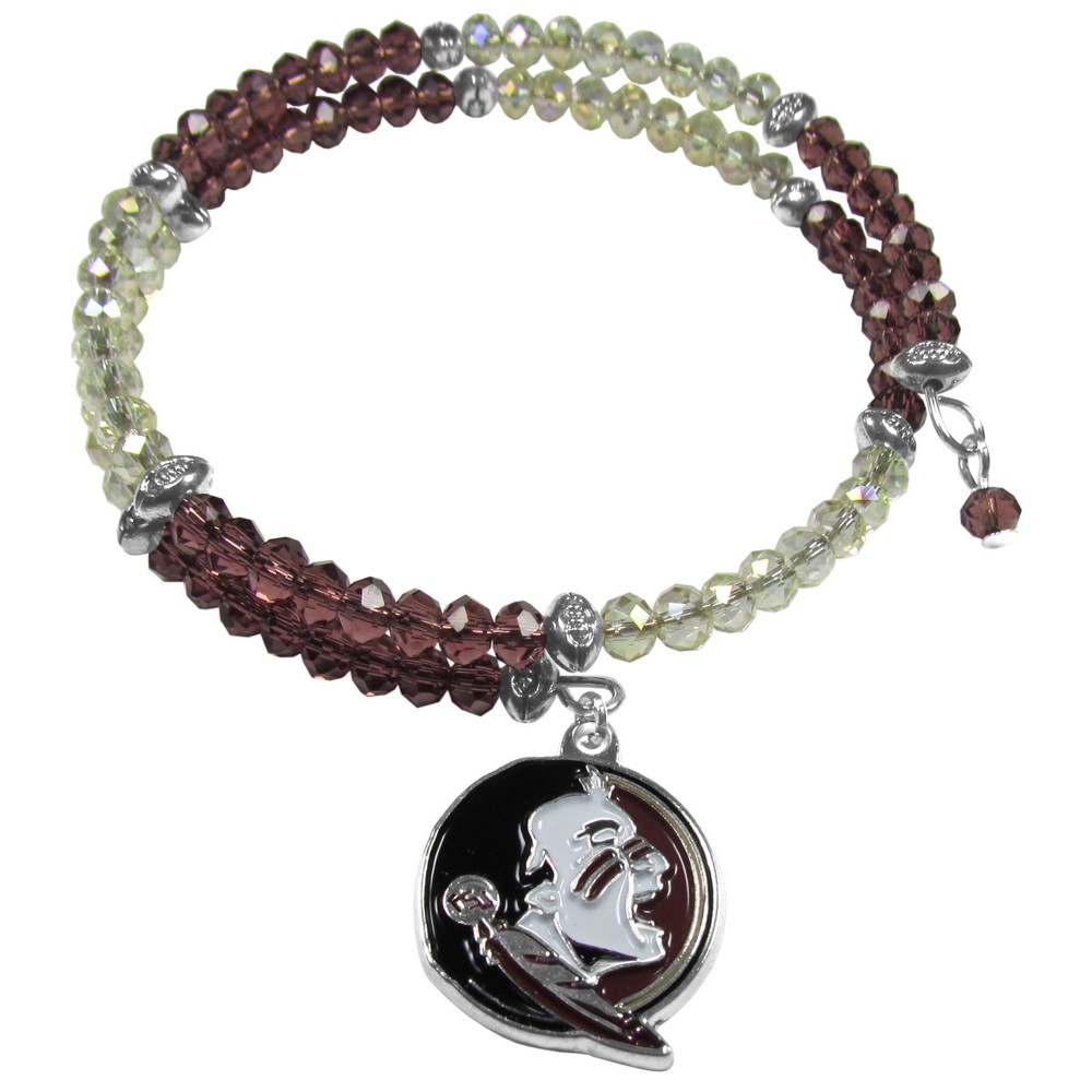 Photos - Bracelet NCAA Florida State Seminoles Memory Wire Crystal 