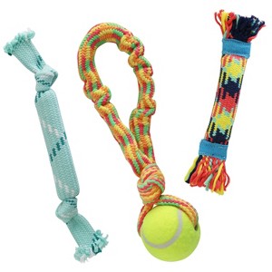 rocket & rex Dog Rope Toy Set - 3pk - 1 of 4