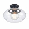 Elk Home Clement 1 - Light Semi-Flush Mount in  Matte Black - 3 of 3