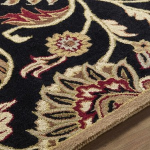 Hauteloom Conesus 1053 Hand Tufted Black Wool Rug - 1 of 4