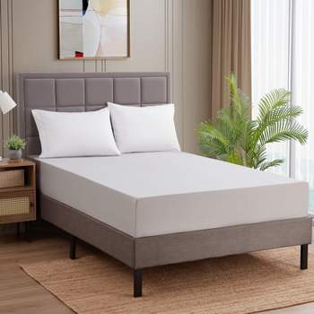 Fitted Sheet Brushed Microfiber Bottom Sheets with Built in Sheet Straps by Sweet Home Collection™