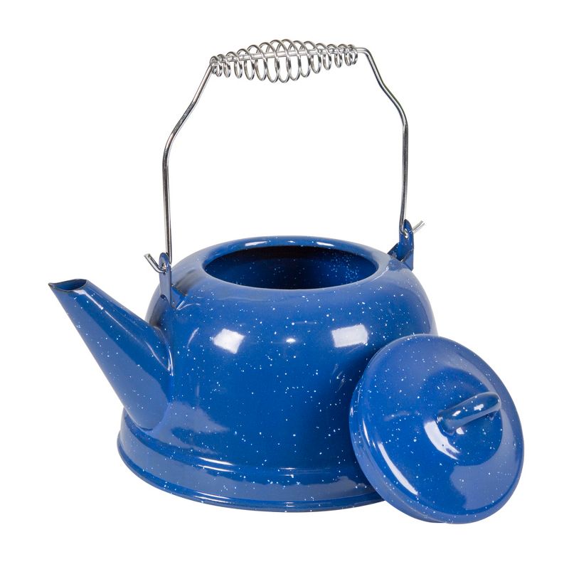 Stansport 2.6 QT Kiln Hardened Enamel Tea Kettle - Blue, 2 of 8