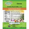 Larissa Veronica Cloves Sumatra Decaf Coffee (Gourmet, Naturally Flavored, Whole Coffee Beans) (8 oz, ZIN: 549951) - 2 of 4