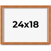 PosterPalooza | Flat Brown Picture Frame - UV Acrylic, Backing Board, Hanging Hardware Included - 2 of 4