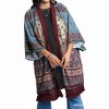 Women's Open Front Print Duster - umgee - 4 of 4