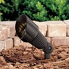 John Timberland Hooded Low Voltage Black 7 1/2" High LED Landscape Spotlight - 2 of 4