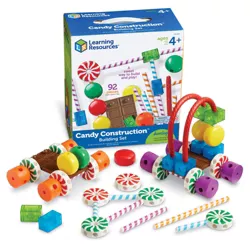 Learning Resources Candy Construction Set, 92 Pieces