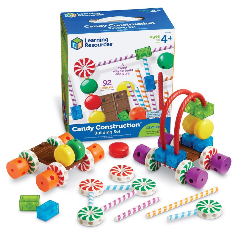 Learning Resources Candy Construction Set, 92 Pieces, 1 of 7