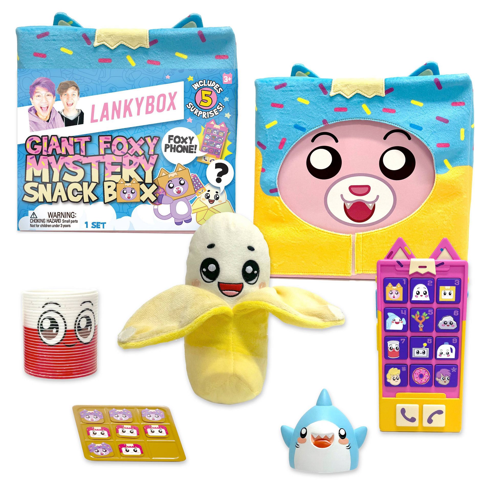 LankyBox Giant Foxy Surprise Snack Box