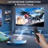 ELEPHAS Mini Projector, 4K Supported, Projector for Indoor Movies,Zoom, Home Theater - 4 of 4