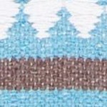 light blue/ivory